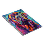 Carnet Mastiff coloré (Côté Droit)