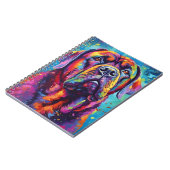 Carnet Mastiff coloré (Côté gauche)