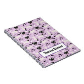 Carnet Mastiff Fawn Chien race Motif pourpre (Côté Droit)