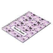 Carnet Mastiff Fawn Chien race Motif pourpre (Côté gauche)