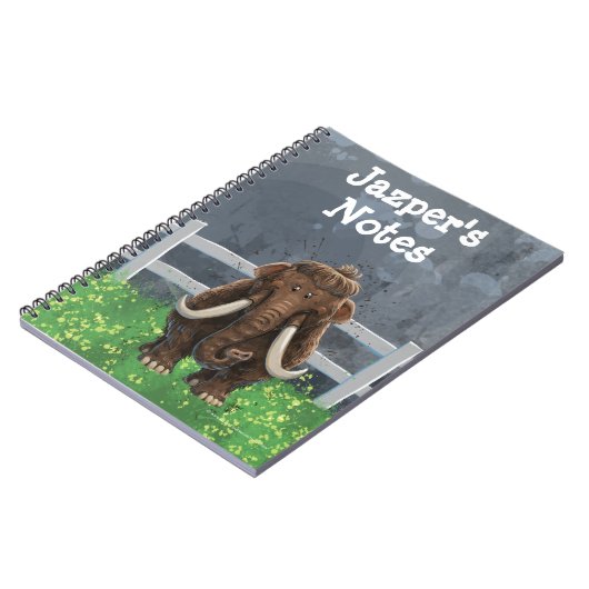 Carnet Mastodon de la parade animale (Côté gauche)