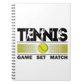 Carnet Match de jeu de tennis (Devant)