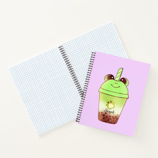 Carnet Matcha Buble Thé Lait Thé Grenouille (Intérieur)