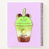 Carnet Matcha Buble Thé Lait Thé Grenouille (Dos)