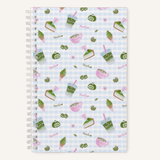 Carnet Matcha Lover Blue (Recto)