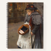 Carnet Matchstick Girl pauvre rue Urchin Pauvreté urbaine (Devant)