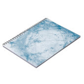 Carnet Matelas à fleurs bleu et blanc (Côté gauche)