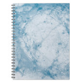 Carnet Matelas à fleurs bleu et blanc (Devant)