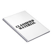 Carnet matériel classifié (Côté Droit)