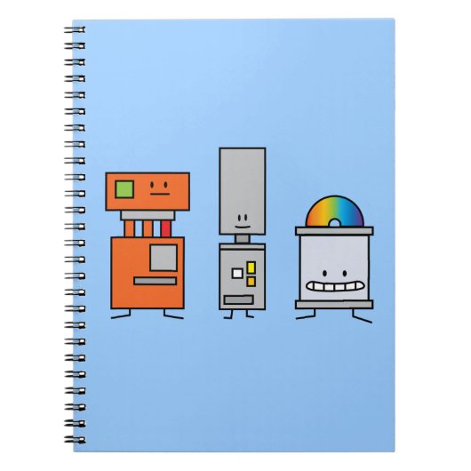 Carnet Matériel électronique d'amis de robots de (Devant)
