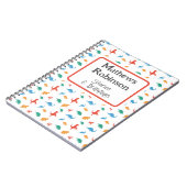 Carnet Maternelle Dinosaure Sur Mesure (Côté gauche)