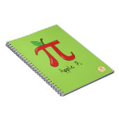 Carnet Math Apple Pi Symbole Enseignant Cute Carton (Côté Droit)
