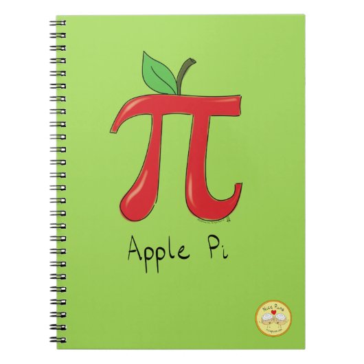 Carnet Math Apple Pi Symbole Enseignant Cute Carton (Devant)