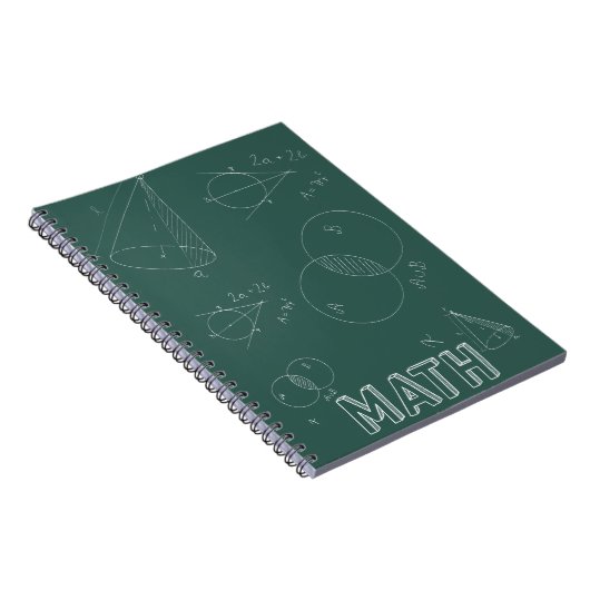 Carnet Math Back to School design (Côté Droit)