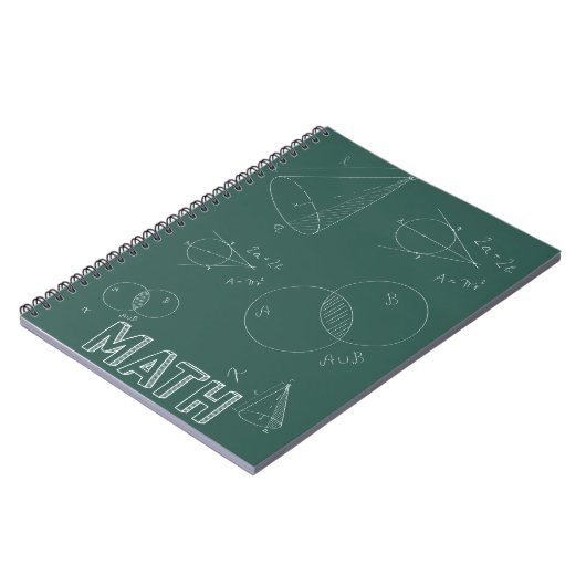Carnet Math Back to School design (Côté gauche)