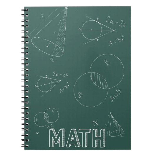 Carnet Math Back to School design (Devant)