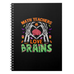 Carnet Math Cerveau Coeur Squelette Main Zombie Halloween