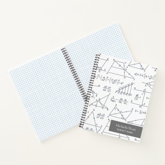 Carnet Math Diagrammes Motif Modern Graph Papier (Intérieur)