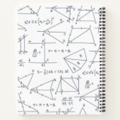 Carnet Math Diagrammes Motif Modern Graph Papier (Dos)