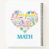 Carnet Math du cœur (Dos)