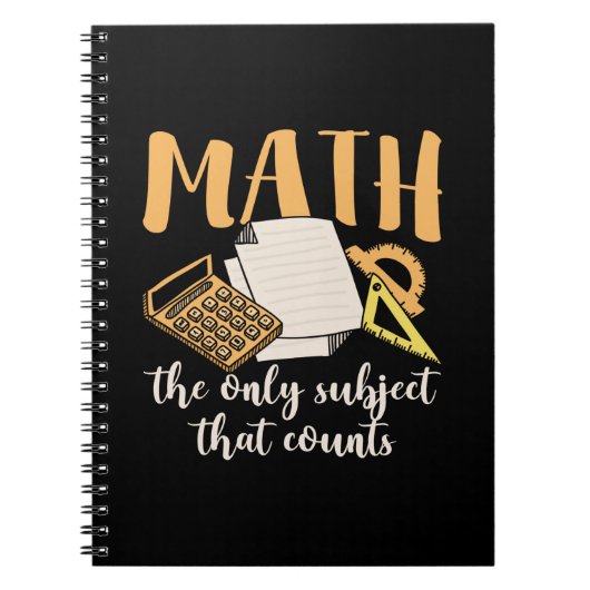 Carnet Math Enseignant Math Le Seul Sujet (Devant)