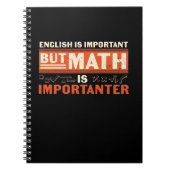 Carnet Math Enseignant Math Math est important (Devant)