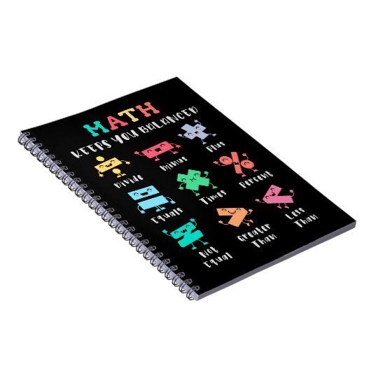 Carnet Math keeps you balanced (Côté Droit)