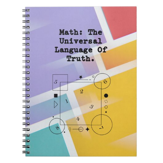 Carnet Math Langage Universel | Éducateur de Vérité & Log (Devant)