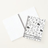 Carnet Math moderne Motif à thème (Intérieur)