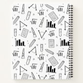 Carnet Math moderne Motif à thème (Dos)