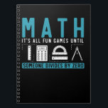 Carnet Math Teacher Pun Mathematics Joke<br><div class="desc">Math Teacher Pun Mathematics Joke. Maths Pun Funny Science Humor.</div>