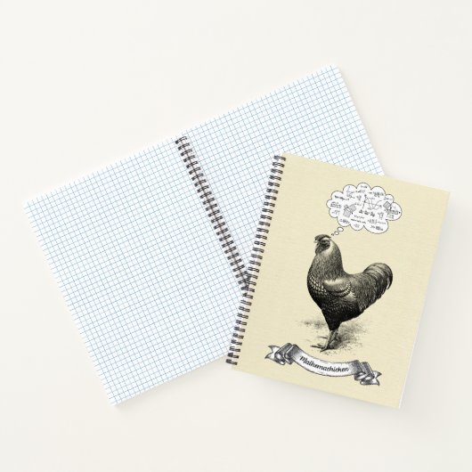 Carnet Mathemachicken Funny Math Poulet de poulet Plaisan (Intérieur)