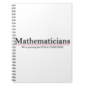Carnet Mathématiciens : Mettre le plaisir en fonction (Devant)