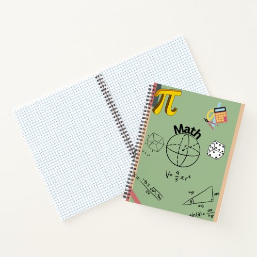 Carnet Mathematics Notebook Cover (Intérieur)