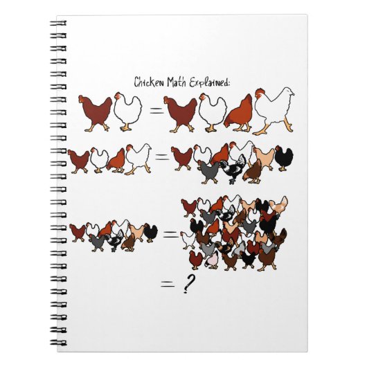 Carnet mathématique du poulet (Devant)