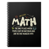 Carnet Mathématiques Mathématiques Mathématiques Math Ens (Devant)