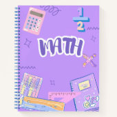 Carnet 💜 mathématiques purpol 📐 (Devant)