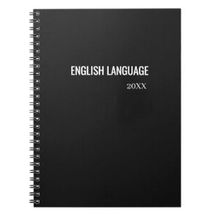 Carnet Matière scolaire minimaliste