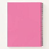 Carnet Matière Scolaire Rose Prépa (Dos)