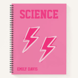 Carnet Matière Scolaire Rose Prépa