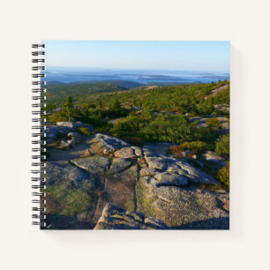 Carnet Matin au sommet du mont Cadillac à Acadia