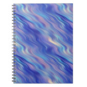 Carnet Matin Glory Blue Wavy Texture (Devant)
