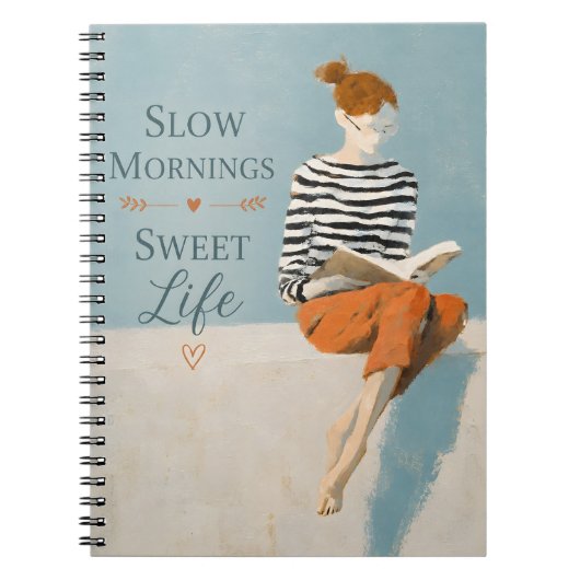 Carnet Matins Lents Douce Vie (Devant)