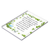 Carnet Matthieu 5:11-12 Bénis êtes-vous Béatitudes Bible (Côté gauche)