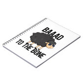 Carnet Mauvais jusqu'à l'os drôle de mouton noir Pun (Côté gauche)