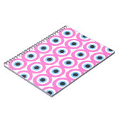 Carnet mauvais œil rose (Côté gauche)