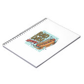 Carnet Mauvaise Journée Hot Dog Retro Vector Conception d (Côté gauche)