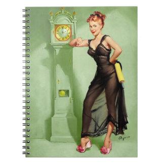 Carnet MAUVAISES FILLES rétro Pin-UPS de BOMBE