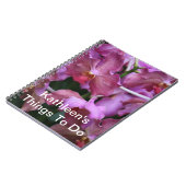 Carnet mauve d'orchidée de Singapour (Côté gauche)