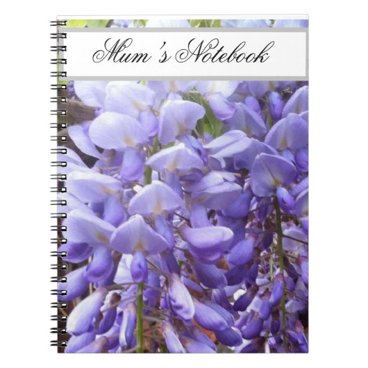 Carnet Mauve, Purple Wisteria (Devant)